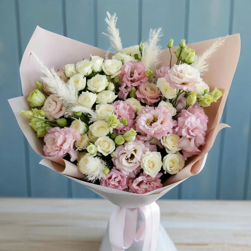 Букет цветов из: Альстромерии и Розы в Андревское