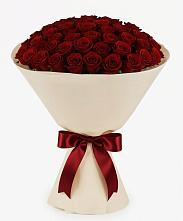 Букет 101 Бордовая роза Блэк Бакарра в Андревское