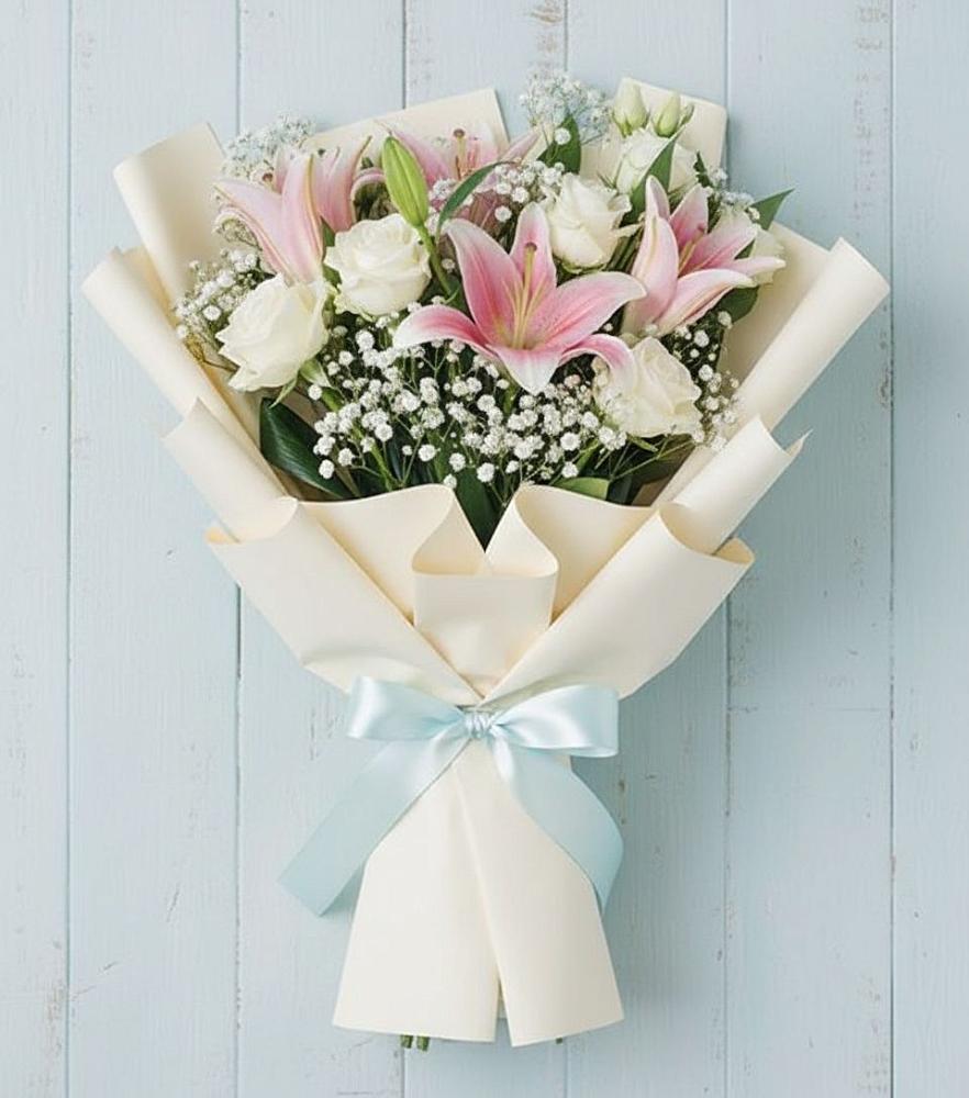 Букет цветов из: Лилии в Андревское