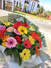 Букет цветов из:  Герберы #REPLACE_PRED# Андревское