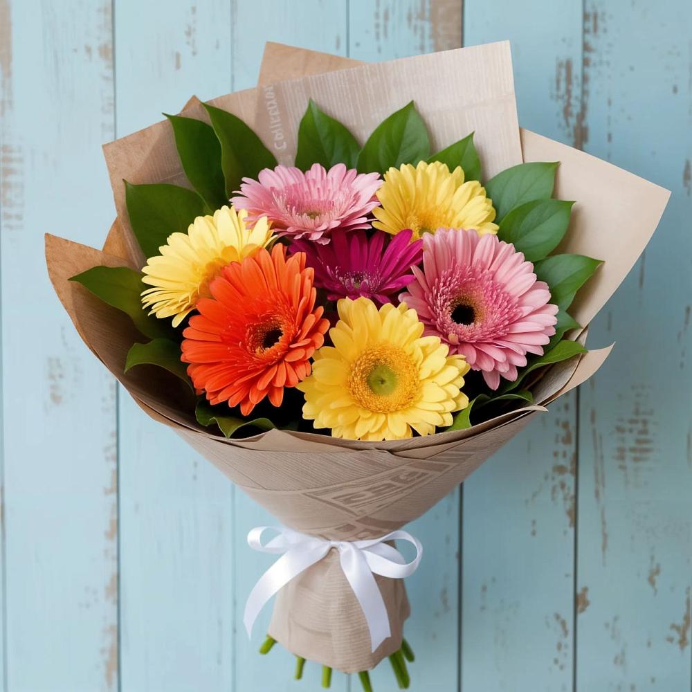 Букет цветов из: Герберы в Андревское