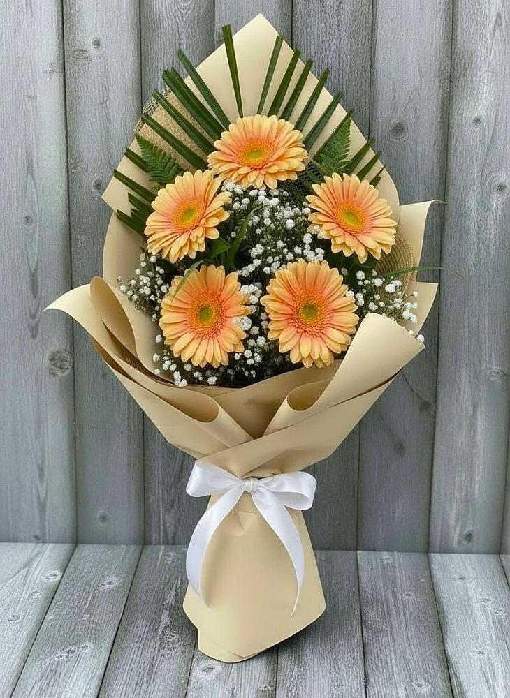 Букет цветов из: Герберы в Андревское