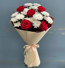 Букет цветов из:  Розы и Хризантемы в Андревское