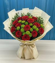 Букет цветов из:  Розы и Хризантемы в Андревское