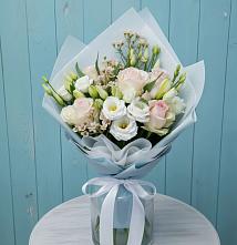 Букет цветов из:  Розы и Лизиантусы в Андревское