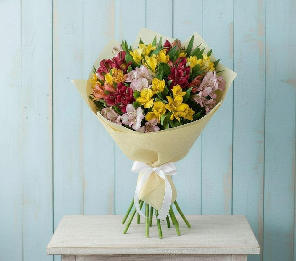 Букет цветов из: Альстромерии в Андревское