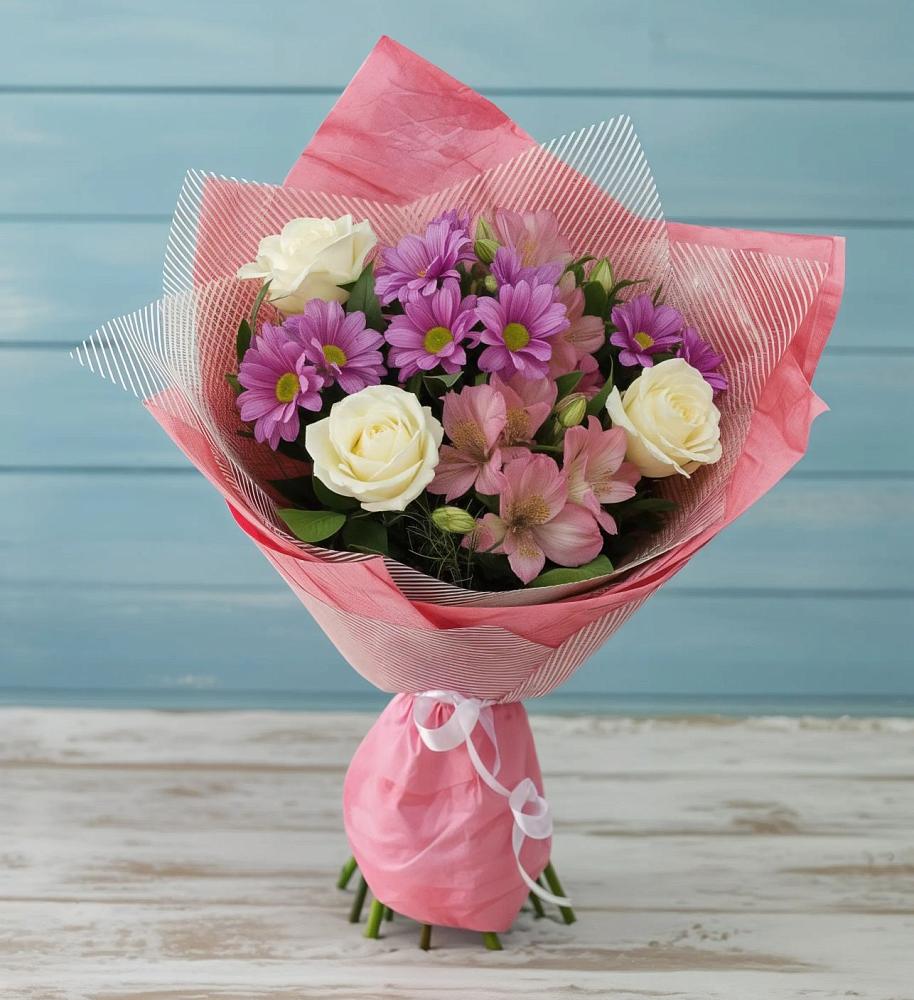 Букет цветов из: Герберы в Андревское