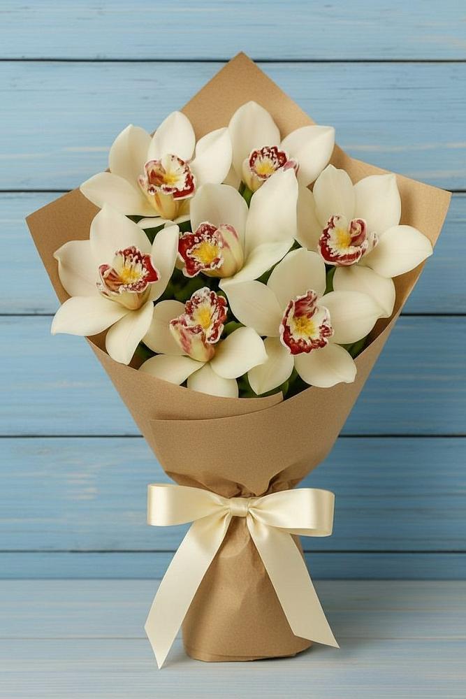 Букет цветов из: Орхидеи и Розы в Андревское