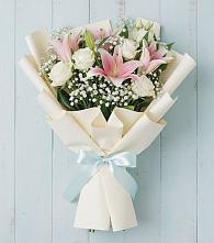 Букет цветов из:  Лилии в Андревское