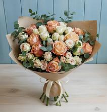 Букет цветов из:  Альстромерии и Розы в Андревское